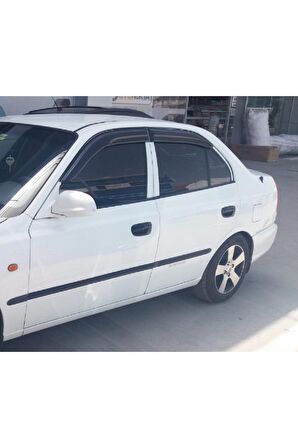 Hyundai Accent Milenyum (kasa) Mügen Cam Rüzgarlığı 2000 - 2003 Arası 4 Lü Takım