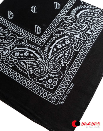 Redi Ridi Klasik Kare Bandana Siyah
