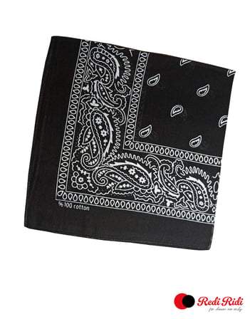 Redi Ridi Klasik Kare Bandana Siyah