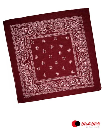 Redi Ridi Bandana Klasik Bordo