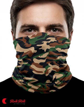 Redi Ridi Bandux Bandana Rider Camo X1