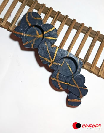 Redi Ridi El Yapımı Taş Döküm Tealight Mumluk