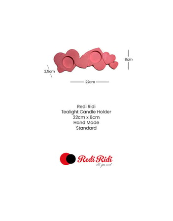 Redi Ridi El Yapımı Taş Döküm Tealight Mumluk