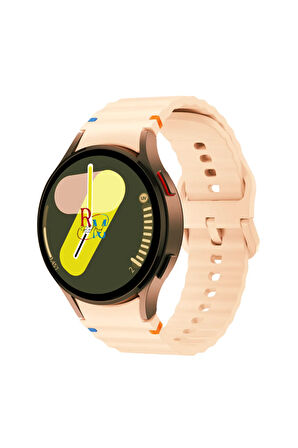 Samsung Galaxy Watch 6 40 mm İle Uyumlu Kavisli Spor Silikon Kordon