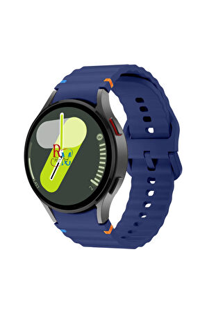 Samsung Galaxy Watch 6 40 mm İle Uyumlu Kavisli Spor Silikon Kordon