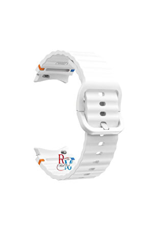 Samsung Galaxy Watch 6 40 mm İle Uyumlu Kavisli Spor Silikon Kordon