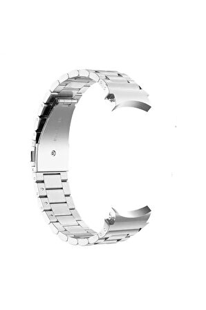 Samsung Galaxy Watch 7 40 mm ile Uyumlu Kavisli Paslanmaz Çelik Kordon