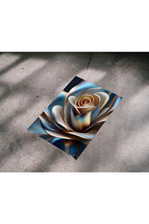 Çerçevesiz Poster Gül Temalı Dijital Baskı Poster, Ofis, Salon Dekorasyon