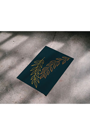 Çerçevesiz Poster Sarı ve Turuncu Bitki Temalı Dijital Baskı Poster,Ev, Ofis, Salon Dekorasyon