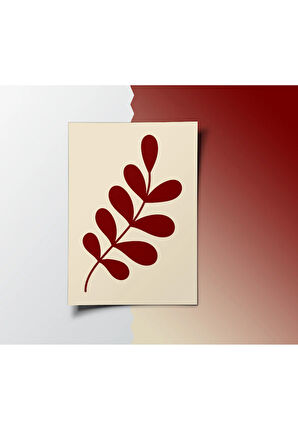 Çerçevesiz Poster Bitki Temalı Dijital Baskı Poster,Ev, Ofis, Salon Dekorasyon