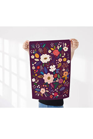 Çerçevesiz Poster Renkli Bitki ve Çiçek Temalı Dijital Baskı Poster,Ev, Ofis, Salon Dekorasyon