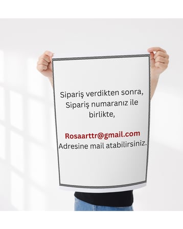 Kişiye Özel Poster Baskı, İstenilen Görselde ve Farklı Ölçü Seçenekleri,250 Gsm Poster Kağıdı ve Pigment Mürekkebi, Çerçevesiz