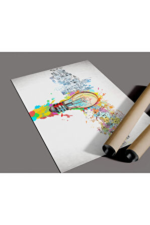 Çerçevesiz Poster İdea, Dijital Baskı Poster İdea, Ofis, Ev Dekorasyon
