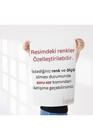 Çerçevesiz Poster, Sevimli Hayvanlar Vektör Çizimi, Dijital Baskı Poster