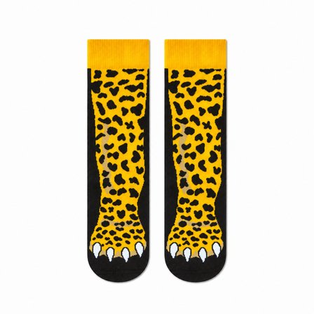 Carnaval Leopar Pençesi Unisex Soket Çorap