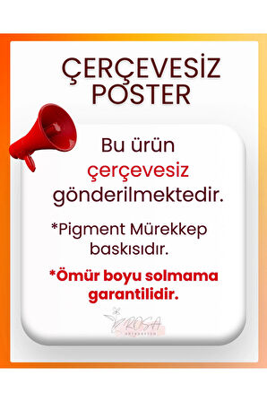 Çerçevesiz Poster Soyut Gemi - Dijital Baskı - Gemi Temalı Poster
