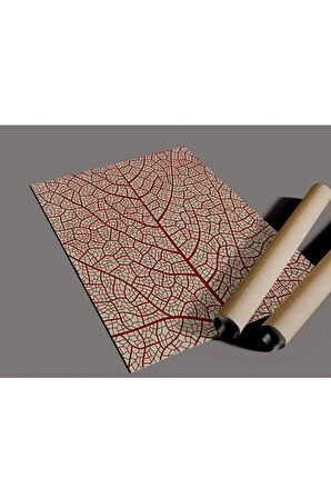 Çerçevesiz Poster, Dijital Baskı Yaprak Damarları Temalı Poster, Bitki, Ev, Ofis, Mutfak Dekorasyon