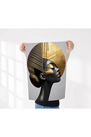 Çerçevesiz Poster, Dijital Baskı Soyut Kadın Temalı Poster, Minimal, Ev, Ofis, Dekorasyon