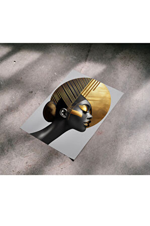 Çerçevesiz Poster, Dijital Baskı Soyut Kadın Temalı Poster, Minimal, Ev, Ofis, Dekorasyon