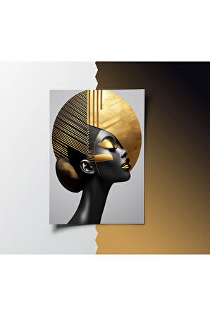 Çerçevesiz Poster, Dijital Baskı Soyut Kadın Temalı Poster, Minimal, Ev, Ofis, Dekorasyon