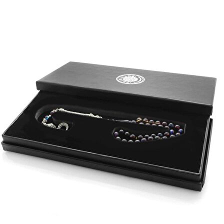 Kararmaz Metal Ayyıldız Püsküllü Küre Kesim Süzme Bonibon Ateş Kehribar Tesbih