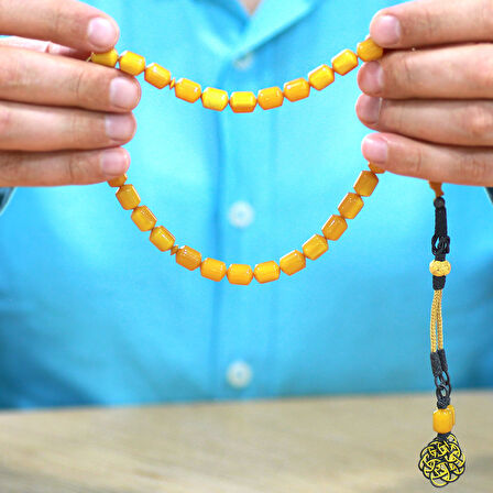 1000 Ayar Gümüş Özel Kazaz Püsküllü Sistemli Her Bir Tanesi Usta işçilikli Kapsül Kesim Sarı Beyaz Kanayan Bağa Tesbih