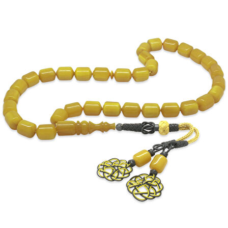 1000 Ayar Gümüş Özel Kazaz Püsküllü Sistemli Her Bir Tanesi Usta işçilikli Kapsül Kesim Sarı Beyaz Kanayan Bağa Tesbih