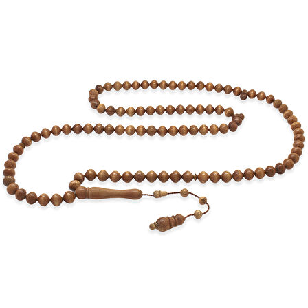 Sistemli İstanbul Kesim Kahverengi 99 Taneli Mango Ağacı Namaz Tesbihi