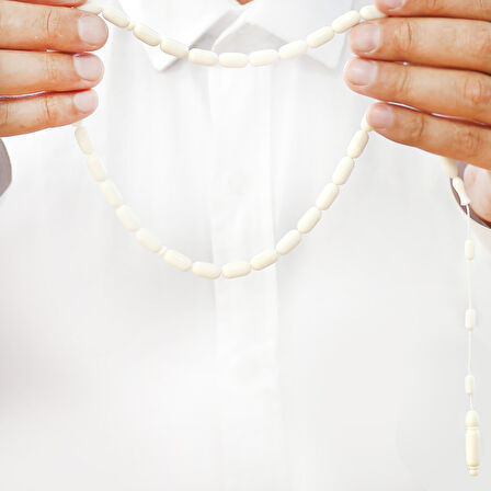 Sistemli Deve Kemiği Tesbih - Kapsül Kesim