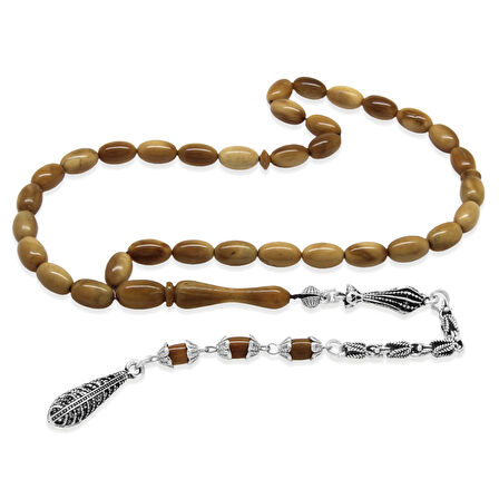 Kuka Tesbih – Kahverengi – Kararmaz Metal Kral Püsküllü – Kapsül Kesim