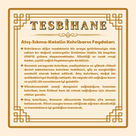 Ateş Kehribar Tesbih -  925 Ayar Gümüş Püsküllü - Mini Boy - Turuncu Kırmızı Renk - Kapsül Kesim