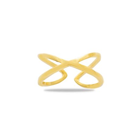 Cats Eye Tasarım Gold Renk Free Size 925 Ayar Gümüş Kadın Yüzük