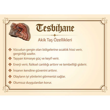 Hem Bileklik - Hem Kolye - Hem Tesbih 99lu Kırmızı Akik Doğaltaş Aksesuar