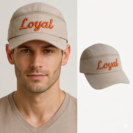 Unisex Tenis Şapkası - İsme Özel Nakışlı - Mikro Kumaş - Gri Renk - Metal Tokalı