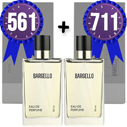 Bargello Parfüm 561 Erkek Fresh 50 ML + 711 Erkek Fresh 50 ML EDP