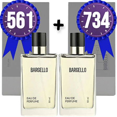 Bargello Parfüm 561 Erkek Fresh 50 ML + 734 Erkek Oriental 50 ML EDP