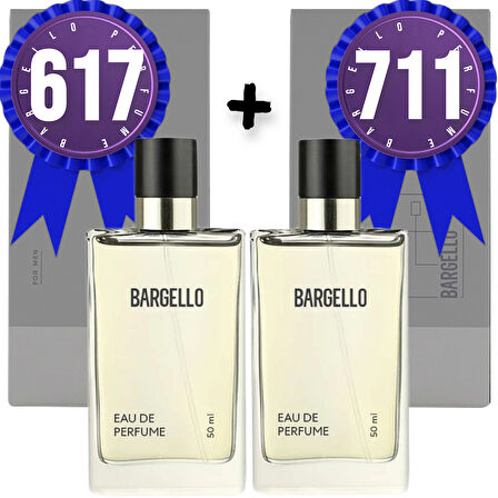 Bargello Parfüm 617 Erkek Oriental 50 ML + 711 Erkek Fresh 50 ML EDP
