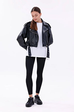 Kadın Bağcıklı Basic Sneaker Inci Detaylı Kalın Taban Spor Ayakkabı