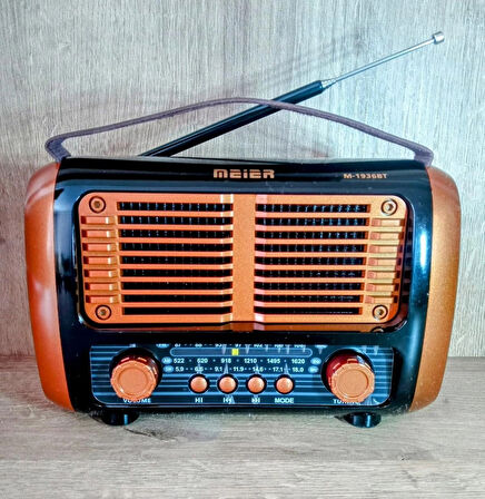 MEİER M -1936 BT Nostaljik Bluetoothlu Retro RADYO  BT 5.3