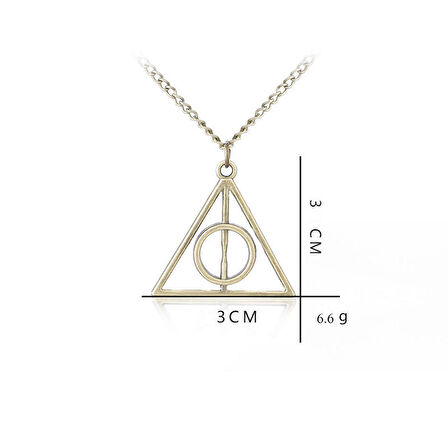 HARRY POTTER ÖLÜM YADİGARLARI DEATHLY HALLOWS KOLYE