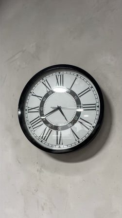 Model 1 Metal Duvar Saati 40 cm