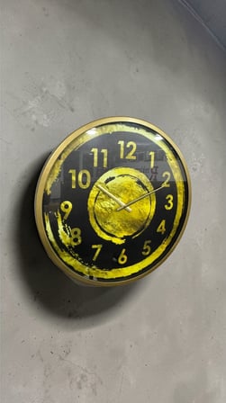 Model 3 Metal Duvar Saati 60 cm