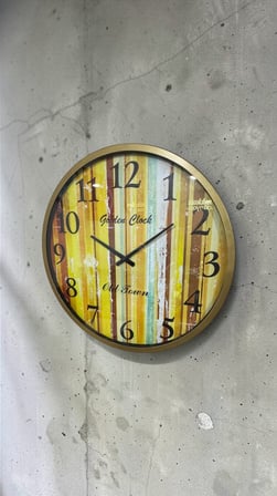 Metal Duvar Saati 60 cm Model 4