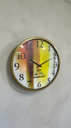 Metal Duvar Saati 60 cm Model 5