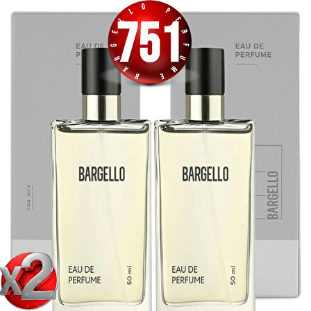 Bargello 751x2(2ADET) Erkek  Parfüm Woody 50 Ml Edp