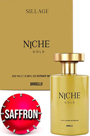 NICHE UNISEX SAFFRON PERFUME 100 ml EDP