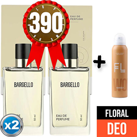 Parfüm 390x2(2adet) Floral 50 ml Edp Kadın Parfüm + Floral Deodorant 150 ml RSAF947