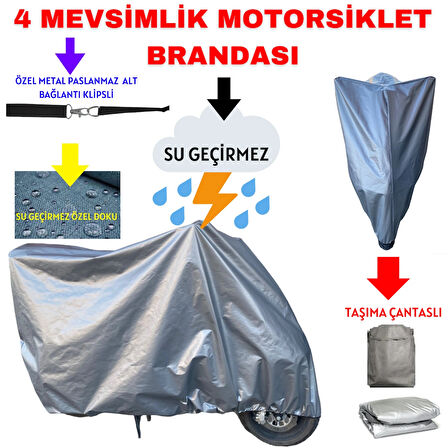 Activa S Uyumlu Motosiklet Brandası - Branda / Koruyucu Kılıf