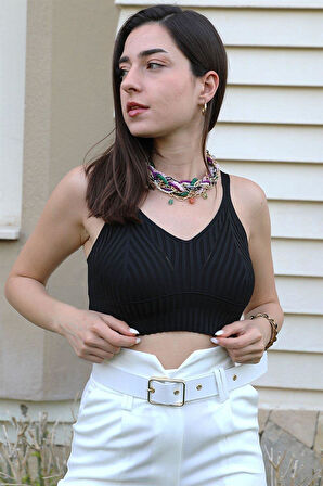Rose's Boutiqe All About Women ATLET FİTİLLİ - Siyah