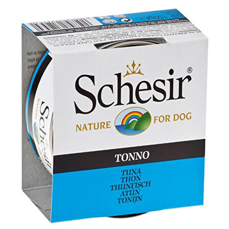 Schesir Ton Balıklı Jöleli Konserve Köpek Maması 150 Gr